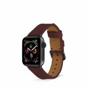 Artwizz WatchBand Leather - кожена (естествена кожа) каишка за Apple Watch 38мм, 40мм, 41мм (кафяв)