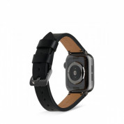 Artwizz WatchBand Leather - кожена (естествена кожа) каишка за Apple Watch 38мм, 40мм (черен) 2