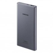 Samsung Fast Charge Power Bank 10000 mAh 25W (USB-C) EB-P3300XJEGEU - външна батерия с USB и USB-C изходи (сив)