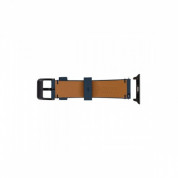 Artwizz WatchBand Leather - кожена (естествена кожа) каишка за Apple Watch 42мм, 44мм, 45мм, Ultra 49мм (син) 5