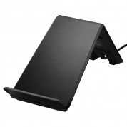 Spigen Dual Coil Fast Wireless Charger Stand F303W - поставка (пад) за безжично зареждане за QI съвместими смартфони (черен)