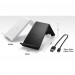 Spigen Dual Coil Fast Wireless Charger Stand F303W - поставка (пад) за безжично зареждане за QI съвместими смартфони (черен) 6