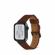 Artwizz WatchBand Leather - кожена (естествена кожа) каишка за Apple Watch 42мм, 44мм (кафяв)