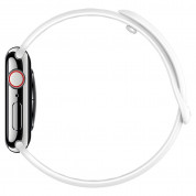 Spigen Air Fit Band - силиконова каишка за Apple Watch 42мм, 44мм, 45мм (бял) 2