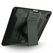 Spigen Tough Armor Pro Case - хибриден кейс с най-висока степен на защита за iPad Pro 11 (2020) (тъмнозелен) 2