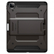 Spigen Tough Armor Pro Case - хибриден кейс с най-висока степен на защита за iPad Pro 12.9 (2020) (тъмнозелен) 1
