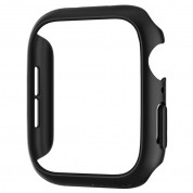 Spigen Thin Fit Case - качествен твърд кейс за Apple Watch 44мм (черен) 3