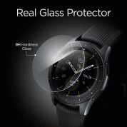 Spigen Tempered Glass GLAS.tR Slim - комплект от 3 броя най-висок клас стъклено защитно покритие за дисплея на Samsung Galaxy Watch (46mm) (прозрачен) 3