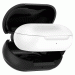 Spigen Silicone Fit Case - силиконов калъф с карабинер за Samsung Galaxy Buds Plus, Samsung Galaxy Buds (черен) 2