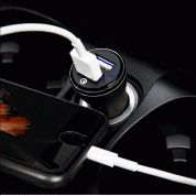 Spigen Qualcomm Quick Charge 3.0 Car Charger - зарядно за кола с технология за бързо зареждане с 2 USB изхода (QC3.0 + 5V / 2.4A) (черен) 4