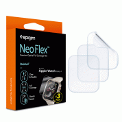 Spigen Neo FLEX Screen Protector - комплект от 3 броя защитно покритие с извити ръбове за целия дисплей на Apple Watch 41мм, 40мм (прозрачен)