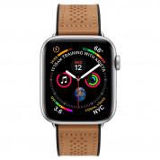 Spigen Retro Fit Band - кожена каишка за Apple Watch 38мм, 40мм, 41мм (кафяв) 1