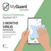 4smarts MyGuard Set of 12 Universal Surface Disinfection StaySafe 24/7