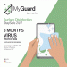 4smarts MyGuard Set of 12 Universal Surface Disinfection StaySafe 24/7 - комплект от 12 броя кърпички с нанопокритие за дезинфекция на смартфони и таблети  1