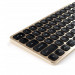 Satechi Aluminum Wireless Keyboard with Numeric Keypad - качествена алуминиева безжична блутут клавиатура за Mac (златист) 5