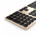 Satechi Aluminum Wireless Keyboard with Numeric Keypad - качествена алуминиева безжична блутут клавиатура за Mac (златист) 4