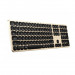 Satechi Aluminum Wireless Keyboard with Numeric Keypad - качествена алуминиева безжична блутут клавиатура за Mac (златист) 1