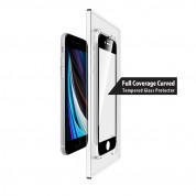 Torrii BodyGlass 3D Full Cover Glass - калено стъклено защитно покритие за целия дисплей на iPhone SE (2022), iPhone SE (2020), iPhone 8, iPhone 7 (прозрачен-черен)