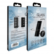 Eiger 3D 360 Screen Protector Back and Front Glass - калени стъклени защитни покрития за дисплея и задната част на Samsung Galaxy S9 Plus (черен-прозрачен) 5