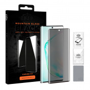 Eiger Mountain Glass Black Curved Anti-Spy Privacy Filter Tempered Glass - калено стъклено защитно покритие с извити ръбове и определен ъгъл на виждане за дисплея на Samsung Galaxy Note 10 Plus
