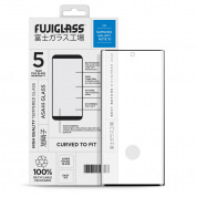 Fuji Curved-to-fit Screen Protector - калено стъклено защитно покритие за дисплея на Samsung Galaxy Note 10 (прозрачен)