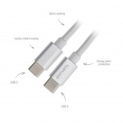 4smarts RapidCord USB-C to USB-C Data Cable 50W - USB-C към USB-C кабел за устройства с USB-C порт (100 см.) (бял) 1