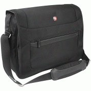 Wenger Business Basic Messenger Bag - стилна и функционална чанта за MacBook и преносими компютри до 16 инча (черен)
