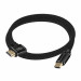 Promate ProLink4K1-150 HDMI Cable Right Angle 24K Gold Plated 4K UltraHD - 4K HDMI кабел (150 см) (черен) 4
