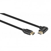 Promate ProLink4K1-150 HDMI Cable Right Angle 24K Gold Plated 4K UltraHD - 4K HDMI кабел (150 см) (черен) 2