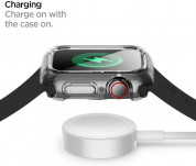 Spigen Ultra Hybrid Case - хибриден кейс с висока степен на защита за Apple Watch 44мм (прозрачен) 9