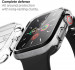 Spigen Ultra Hybrid Case - хибриден кейс с висока степен на защита за Apple Watch 44мм (прозрачен) 8