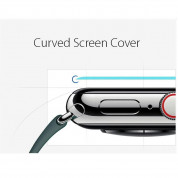 Spigen Neo FLEX Screen Protector - комплект от 3 броя защитно покритие с извити ръбове за целия дисплей на Apple Watch 44мм (прозрачен) 4