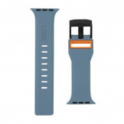 Urban Armor Gear Civilian Strap for Apple Watch 42mm, 44mm, 45mm, Ultra 49mm (slate/orange) 1