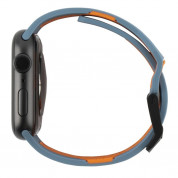 Urban Armor Gear Civilian Strap for Apple Watch 42mm, 44mm, 45mm, Ultra 49mm (slate/orange) 5