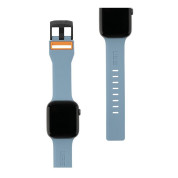 Urban Armor Gear Civilian Strap for Apple Watch 42mm, 44mm, 45mm, Ultra 49mm (slate/orange) 2