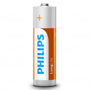 Philips Longlife R6 AA (E) - комплект 4 броя устойчиви батерии 1