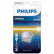 Philips Lithium CR2016 - литиева батерия тип копче 3.0V