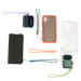 4smarts Basic Silicone Hand Strap - тънко силиконово въженце за калъфи, слушалки и др. (оранжев) 2