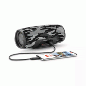 JBL Charge 4 - водоустойчив безжичен спийкър с вградена батерия, зареждащ мобилни устройства (черно-бял камуфлаж) 1