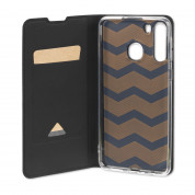 4smarts Flip Case URBAN Lite - кожен калъф с поставка и отделение за кр. карта за Samsung Galaxy A21 (черен) 3