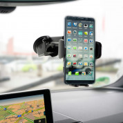 4smarts Inductive Fast Charger VoltBeam Touch 2 10W - поставка за кола с безжично зареждане за QI съвместими смартфони (черен) 4
