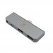 A-solar Xtorm XC204 USB-C Hub 4-in-1 4K HDMI, USB-C, USB-A & 3.5 mm - мултифункционален хъб за свързване на допълнителна периферия за MacBook и устройства с USB-C (тъмносив) 1