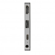A-solar Xtorm XC204 USB-C Hub 4-in-1 4K HDMI, USB-C, USB-A & 3.5 mm - мултифункционален хъб за свързване на допълнителна периферия за MacBook и устройства с USB-C (тъмносив) 2