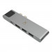 A-solar Xtorm XC206 USB-C Hub 7-in-1 4K HDMI, Ethernet, USB-C, 2xUSB-A, SD, microSD - мултифункционален хъб за свързване на допълнителна периферия за MacBook и устройства с USB-C (тъмносив) 1