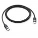 Mophie USB-C to USB-C Cable - USB-C към USB-C кабел с въжена оплетка за устройства с USB-C порт (100 см) (черен)  1