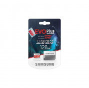 Samsung MicroSD 128GB EVO Plus 4K UHD - MicroSD памет с SD адаптер за Samsung устройства (клас 10) (Подходяща за GoPro)  3