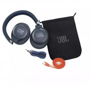 JBL Live 650BTNC - безжични Bluetooth слушалки с гласово управление за мобилни устройства (син) 3