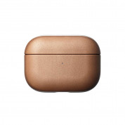 Nomad Leather Case - кожен (естествена кожа) кейс за Apple Airpods Pro (светлокафяв) 1