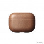 Nomad Leather Case - кожен (естествена кожа) кейс за Apple Airpods Pro (светлокафяв) 8