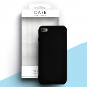 Case FortyFour No.1 Case - силиконов (TPU) калъф за iPhone SE (2022), iPhone SE (2020), iPhone 8, iPhone 7 (черен)